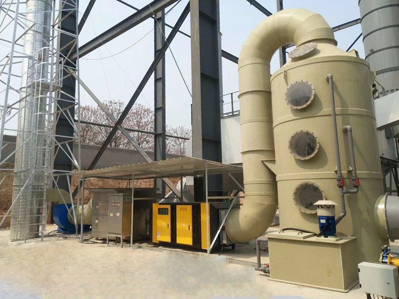 廊坊德基機械科技有限公司瀝青廢（fèi）氣處理工程